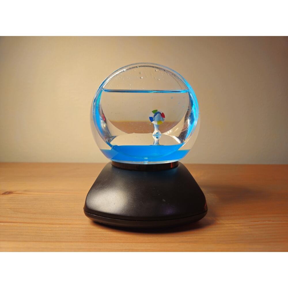 Vintage 90's Aquarium Clock With Dophin & Sea Turtle